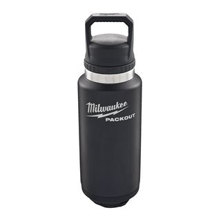 Milwaukee 4932493468 PACKOUT BOTTLE 1065 ML CHUG LID BLACK