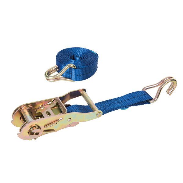 Silverline 493651 Ratchet Tie Down Strap J-Hook