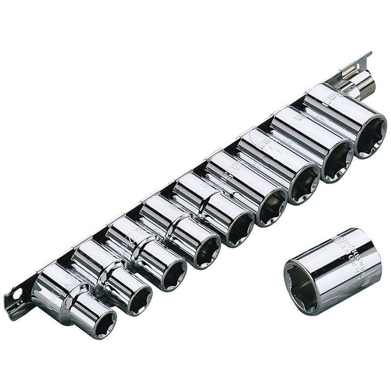 Clarke 1700772 PRO366 10 Piece 1/2" Socket Set Metric
