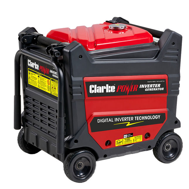 Clarke 8877135 IG8000 7.5kW Petrol Inverter Generator