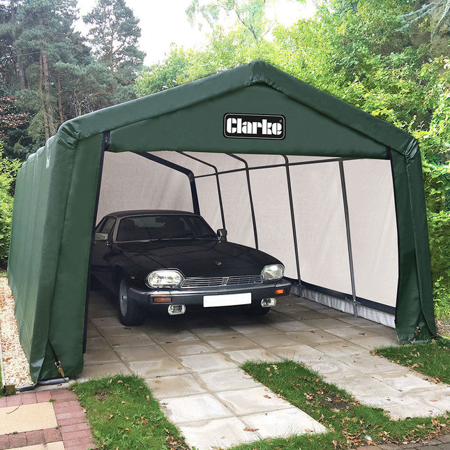 Clarke 3503572 CIG81020 Garage / Workshop - Green (6.1 x 3.0 x 2.4m)