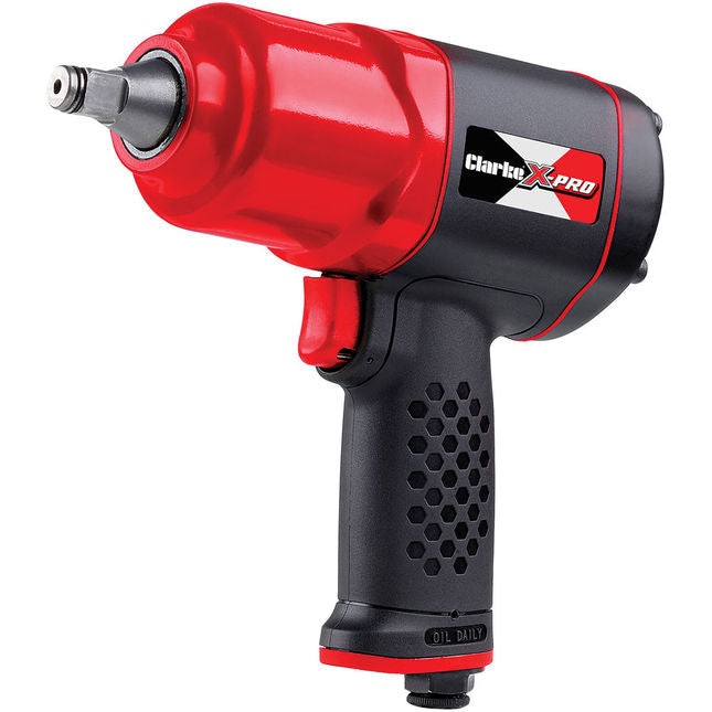 Clarke 3120515 CAT198 X-PRO _" Composite Air Impact Wrench with Extension Bar