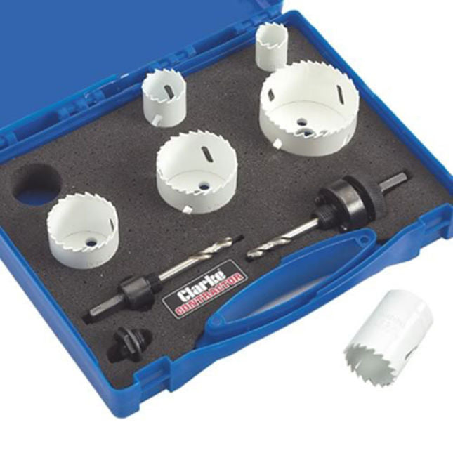 Clarke 1801575 CHT575 - 6 piece Electricians Hole Saw Set