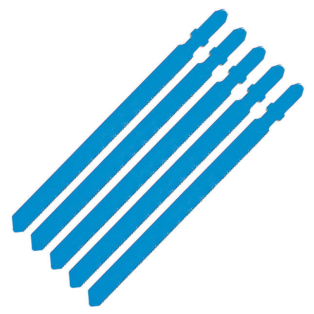 Clarke 6462193 5 pack of 8 TPI Quick Cut Jigsaw Blades for Wood