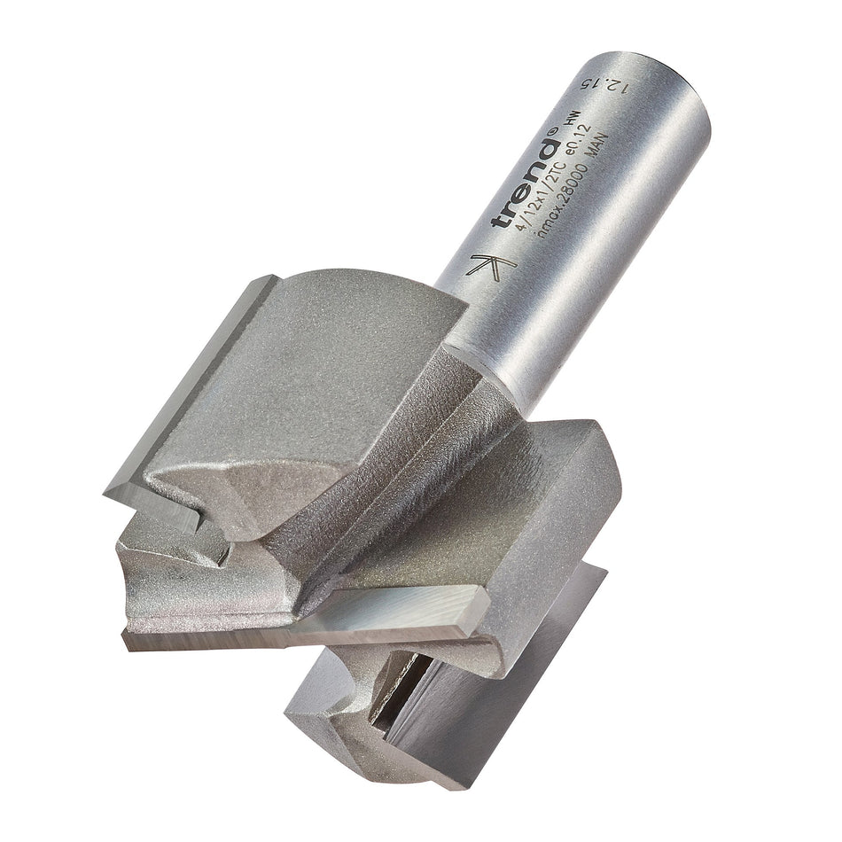 Trend Tools 4/12X1/2TC Two Flute Cutter 38.1Mm Diameter