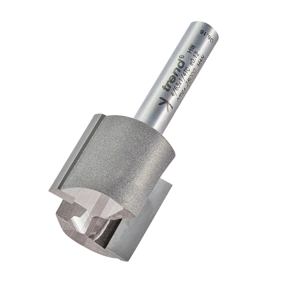 Trend Tools 4/63X1/4TC Two Flute 20Mm Dia X 20Mm Cut