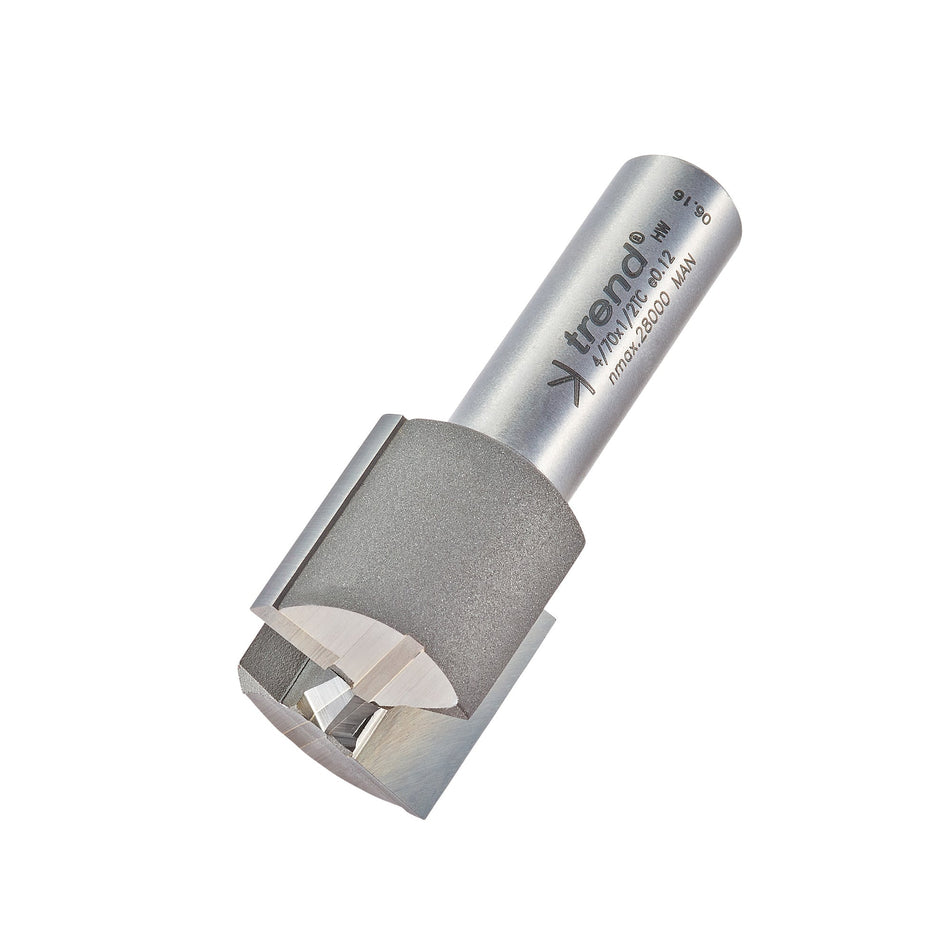 Trend Tools 4/70X1/2TC Two Flute Cutter 25Mm Diameter