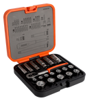 Bahco S51MC3H 3/8" Square Drive Standard & Deep Socket Set with Metric Hex Profile & 1/4" Bits - 51 Pcs