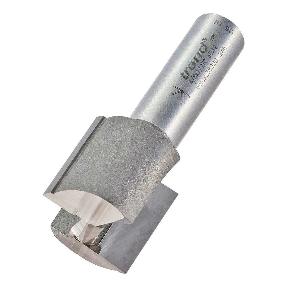 Trend Tools 4/8X1/2TC Two Flute Cutter 25.4Mm Diameter