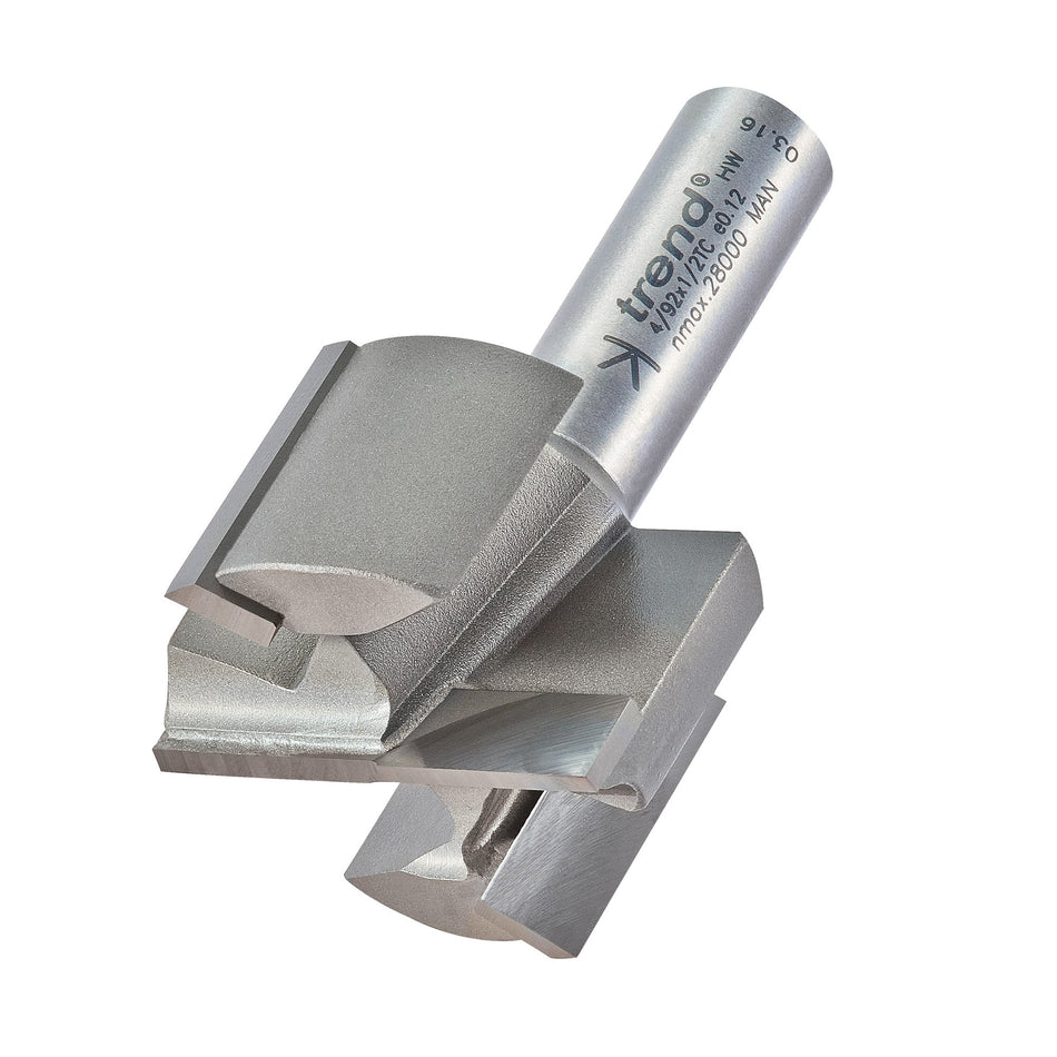 Trend Tools 4/92X1/2TC Two Flute Cutter 40Mm Diameter