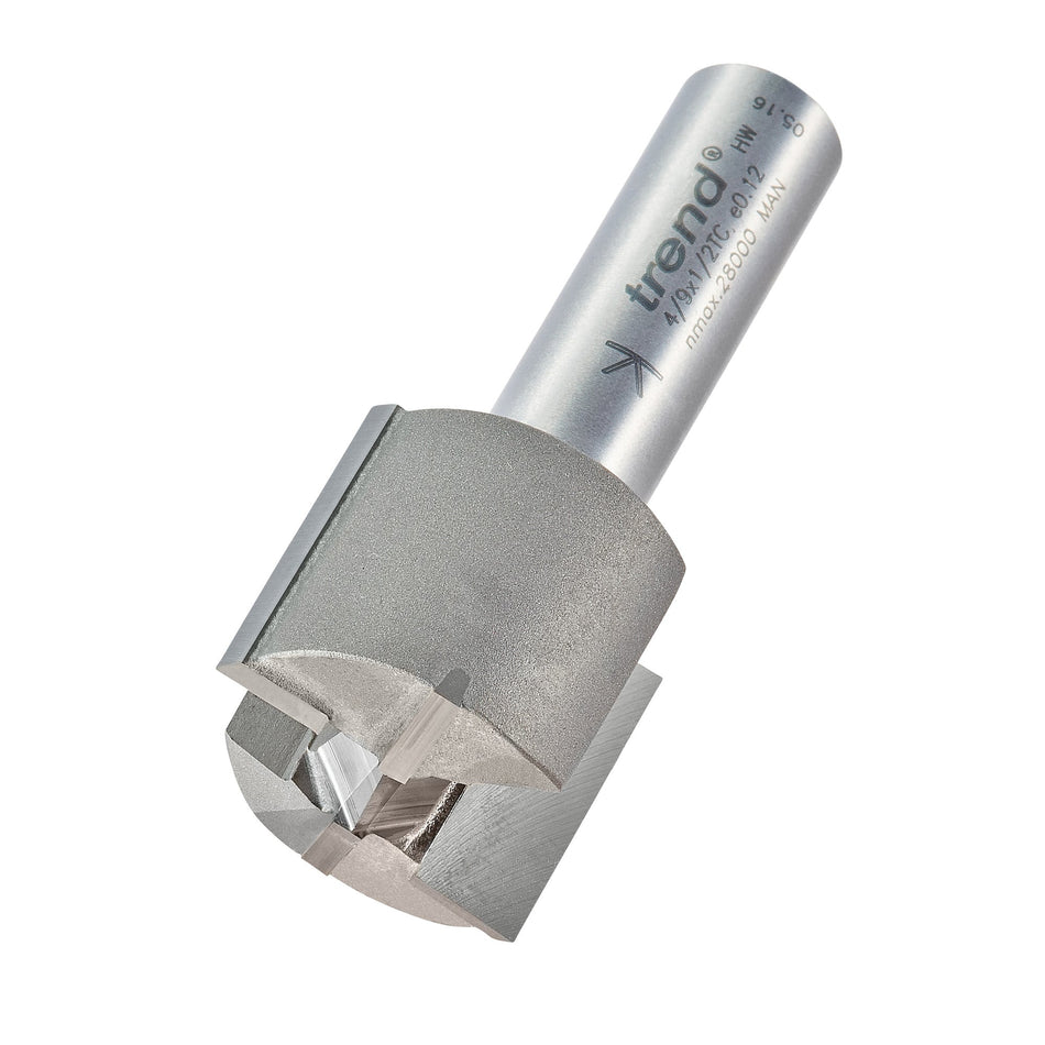 Trend Tools 4/9X1/2TC Two Flute Cutter 28.5Mm Diameter
