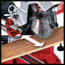 Einhell 4300380+4310614 TC-SM 216 Sliding Mitre Saw with MSS 1608 Mitre Saw Stand