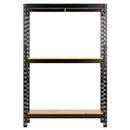 BUNKER®27794 14 Piece Modular 3 Tier Racking with Hardwood Shelving, 750mm