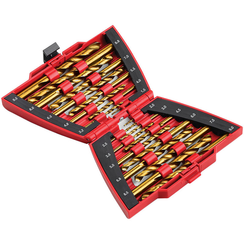 Clarke 1801885 CHT885 21 Piece HSS Drill Bit Set (1.5-9.5mm)