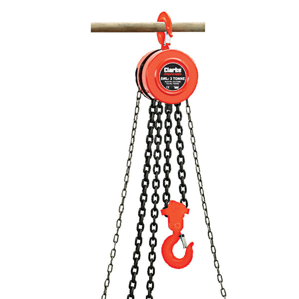 Clarke 7630482 CCH3000B 3000kg Manual Chain Block