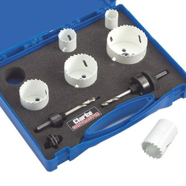 Clarke 1801575 CHT575 - 6 piece Electricians Hole Saw Set