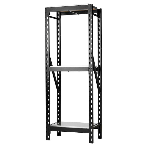 BUNKER&#174 27921 14 Piece Modular 3 Tier Racking with Stainless Steel Shelving, 750mm