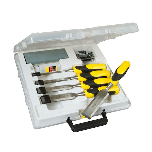 STANLEY 5-16-421 Dynagrip 6,12,18,25mm Wood Chisel Set (5 pc.)
