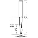 Trend Tools 50/19X8MMHSSE Helical Plunge Cutter 5Mm Diameter