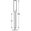Trend Tools 50/36X8MMHSSE Water Slot Cutter 5Mm Diameter