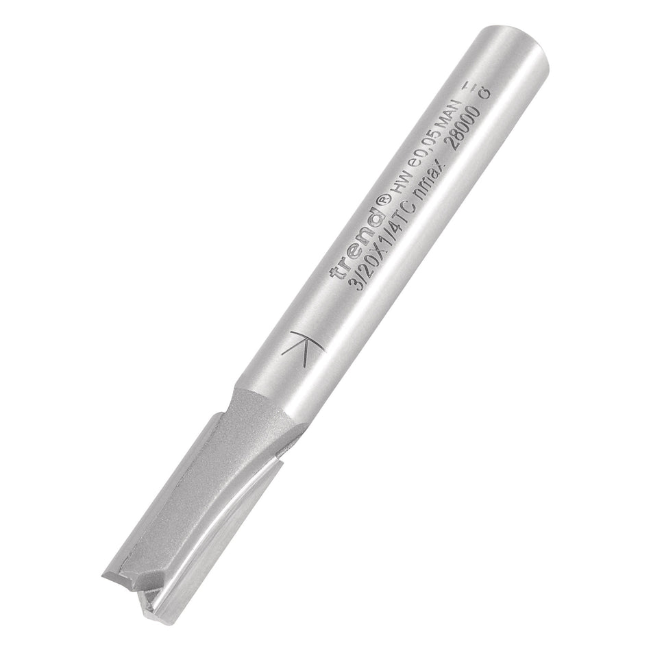 Trend Tools 3/20X1/4TC Two Flute Cutter 6.3Mm Diameter