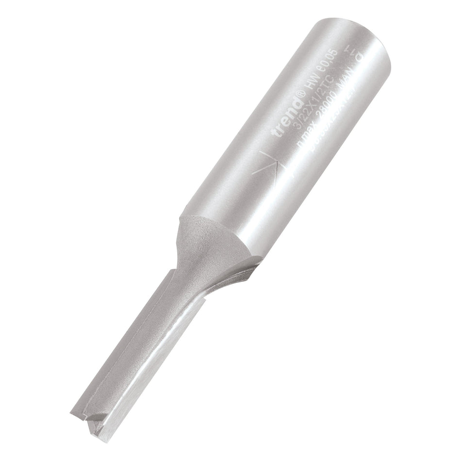 Trend Tools 3/22X1/2TC Two Flute Cutter 6.3Mm Diameter