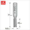 Trend Tools 3/50X1/2TC Two Flute Cutter 9.5Mm Diameter