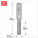 Trend Tools 3/51X1/2TC Two Flute Cutter 9.5Mm Diameter