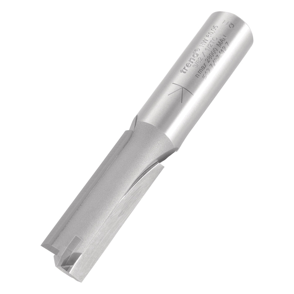 Trend Tools 3/82X1/2TC Two Flute Cutter 12.7Mm Diameter