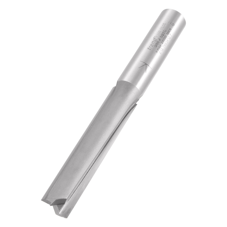 Trend Tools 3/85X1/2TC Two Flute Cutter 12.7Mm Diameter