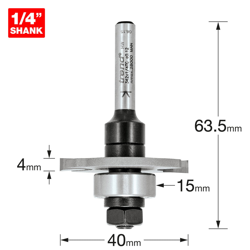 Trend Tools 342X1/4TC Biscuit Jointer Set