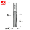 Trend Tools 4/22X1/2TC Two Flute Cutter 15.9Mm Diameter