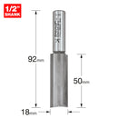 Trend Tools 4/30X1/2TC Two Flute Cutter 18Mm Diameter