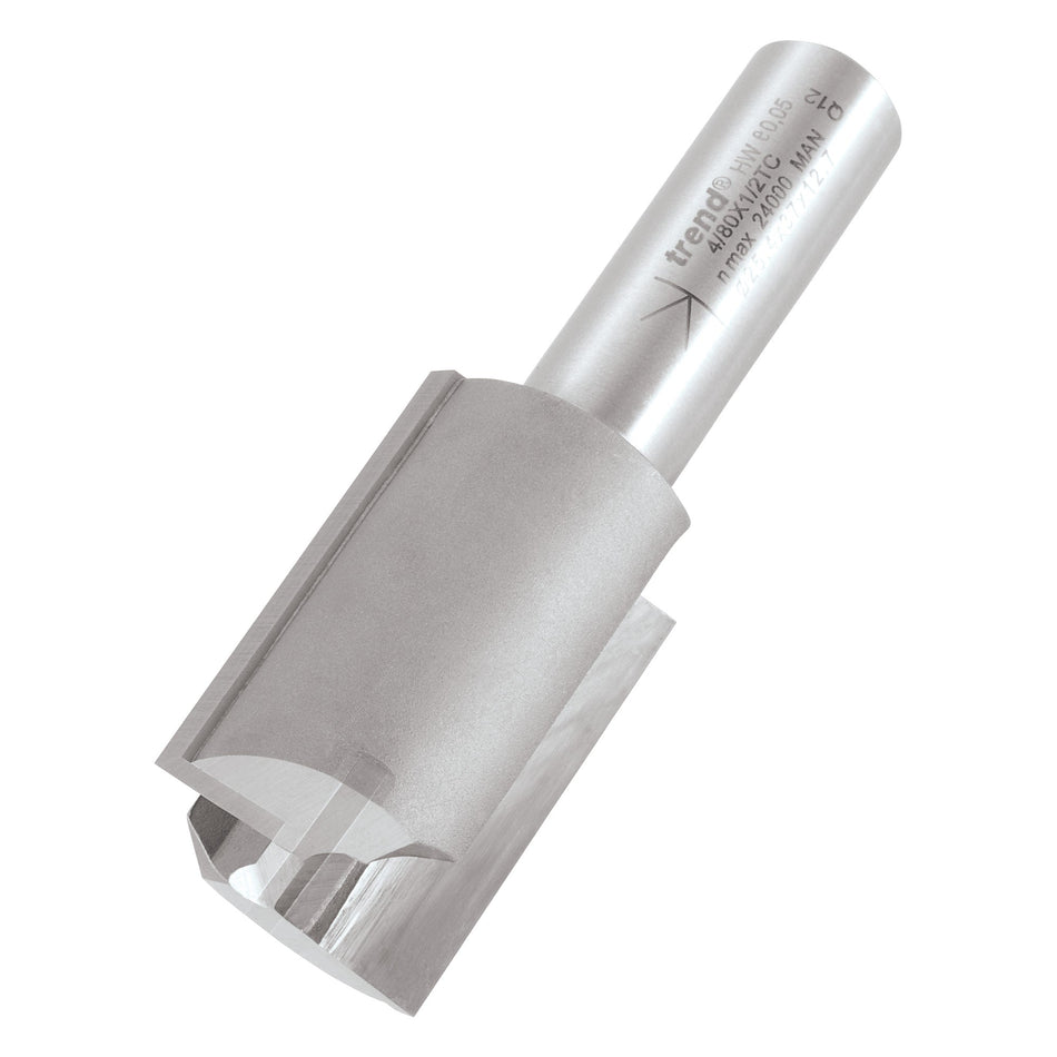 Trend Tools 4/80X1/2TC Two Flute Cutter 25.4Mm Diameter