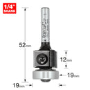 Trend Tools 46/02X1/4TC Rota-Tip Cutter 19Mm Diameter