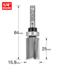 Trend Tools 46/90X1/4TC Guided Profiler 16Mm Dia X 25Mm Cut