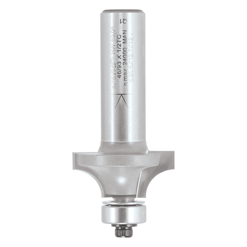 Trend Tools 46/93X1/2TC Bearing Guided Ovolo Cutter 7.9Mm Radius