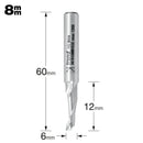 Trend Tools 50/06X8MMHSSE Helical Plunge Cutter 6Mm Diameter