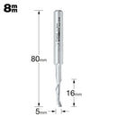 Trend Tools 50/19X8MMHSSE Helical Plunge Cutter 5Mm Diameter