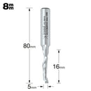 Trend Tools 50/25X8MMHSSE Helical Plunge Cutter 5Mm Diameter