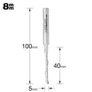 Trend Tools 50/27X8MMHSSE Helical Plunge Cutter 5Mm Diameter