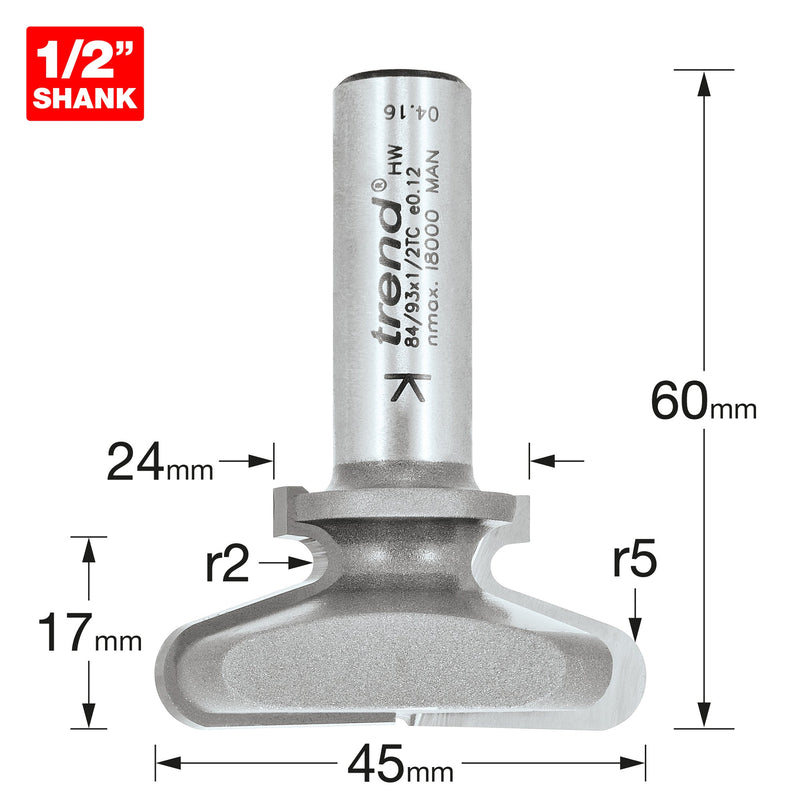 Trend Tools 84/93X1/2TC Drawer Pull Cutter