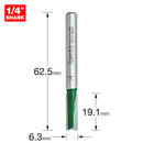 Trend Tools C007X1/4TC Two Flute Cutter 6.3Mm Diameter