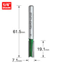 Trend Tools C009X1/4TC Two Flute Cutter 7.1Mm Diameter