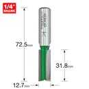 Trend Tools C022X1/4TC Two Flute Cutter 12.7Mm Diameter
