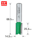 Trend Tools C024X1/4TC Two Flute Cutter 14.3Mm Diameter
