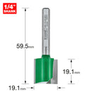 Trend Tools C029X1/4TC Two Flute Cutter 19.1Mm Diameter
