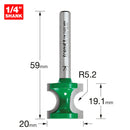Trend Tools C070X1/4TC Staff Bead 5.2Mm Radius