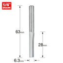 Trend Tools S3/21X1/4STC Two Flute Cutter 6.3Mm Diameter