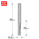 Trend Tools S3/22X1/4STC Two Flute Cutter 6.3Mm Diameter